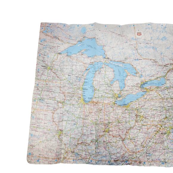 Rand McNally Lithographed Eastern US Phillips 66 Patroleum Road Map Vtg 24 x 18" - Picture 2 of 13